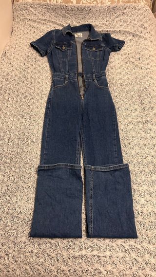 Mono vaquero corto cremallera