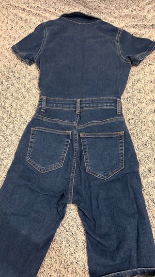 Mono vaquero corto cremallera