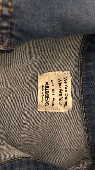 Mono vaquero corto cremallera