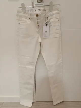 Pantalón Sfera Blanco Talla 36 Sin Estrenar