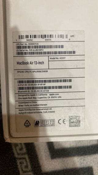 MacBook Air 13” piezas