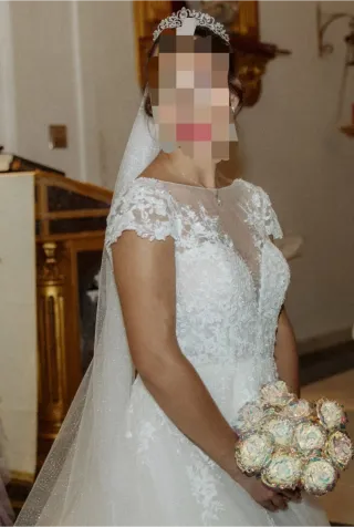 Vestido de Novia Rosa Clara Talla S
