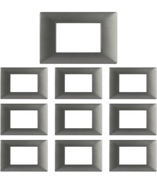 Placca 3 moduli serie PLANA