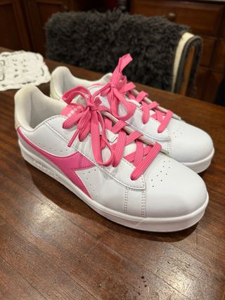 Scarpe Diadora Donna Bianco Rosa Tg 39