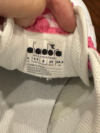 Scarpe Diadora Donna Bianco Rosa Tg 39