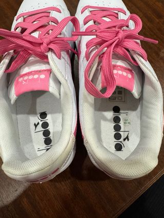 Scarpe Diadora Donna Bianco Rosa Tg 39
