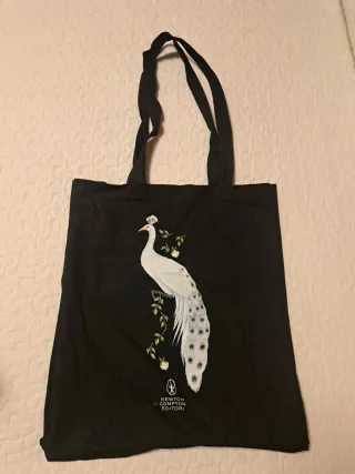 Shopper Nuova Vintage con Pavone