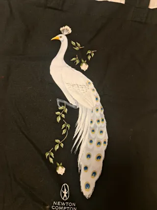 Shopper Nuova Vintage con Pavone