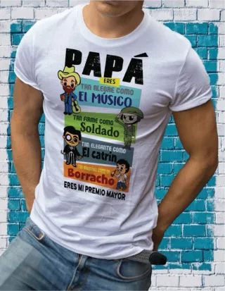 Camiseta Papá Eres Día del Padre