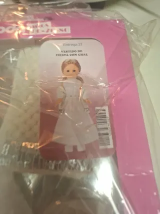 Nancy Vestido de Fiesta con Chal