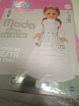 Nancy Vestido de Fiesta con Chal