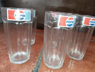 6 Antichi Bicchieri Pepsi