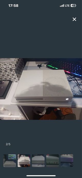 Xbox One 1TB Blanco/Morado