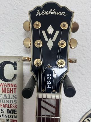 Washburn HB-35 con pastillas tonerider
