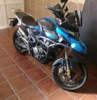 Moto Zontes T310 Adventure Negra/Azul