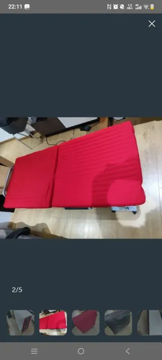 Cama Plegable con Ruedas y Fundas (No hago envíos)