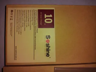 Cargador Solar Plegable Soshine 10W