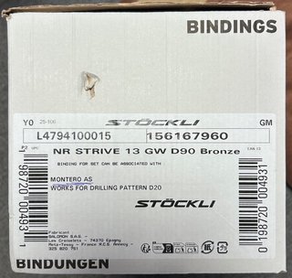 Esquís Stöckli Montero AS166 + fijaciones+bastones