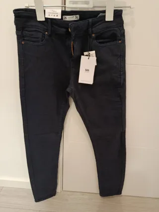 Pantalón Sfera Azul Oscuro Talla 38 Sin Estrenar