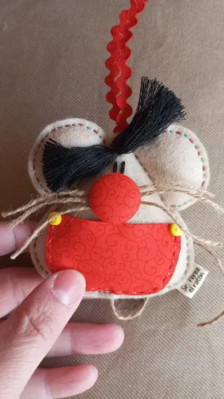 Figura Ratoncito Pérez fieltro