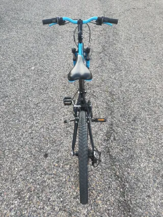 Bicicleta MTB 24 Negra y Azul