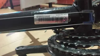 Bicicleta MTB 24 Negra y Azul