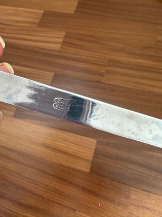 Mestolo vintage acciaio inox manico decorato