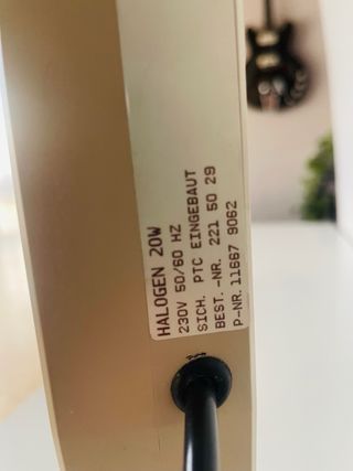 Lámpara Taller Metálica Beige