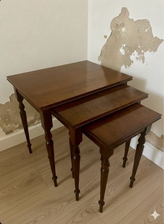 Tavoli nido vintage (3) in legno