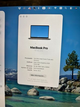 MacBook Pro 16 2019 - Poco uso