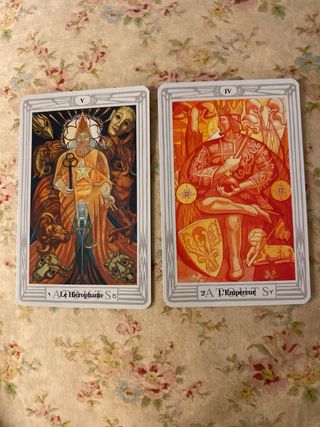 Tarot Crowley - Caja y cartas