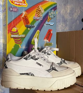 Zapatillas Puma Plataforma Estampado Serpiente