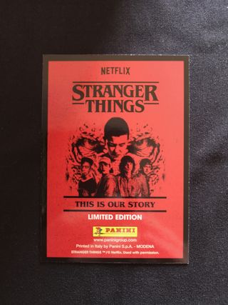 Carte Stranger Things Parallel Limited Edition