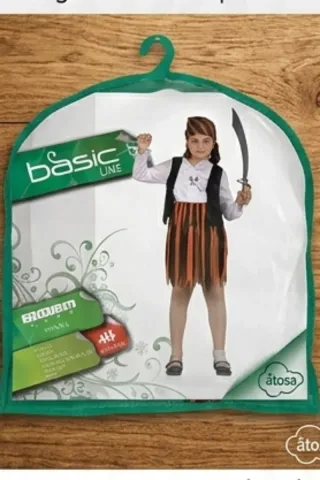 Disfraz Pirata Niña Talla 4 Años