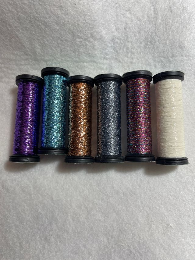 Lote 6…Hilos metálicos Kreinik, “Blending Filament