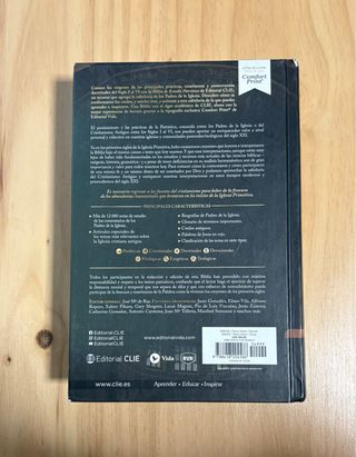 Biblia de Estudio Patrística. RVR