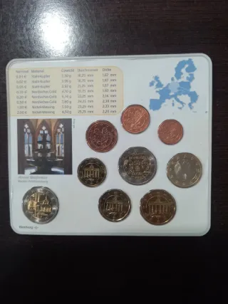 Serie Euros Alemania 2013 Ceca J monedas conmemora