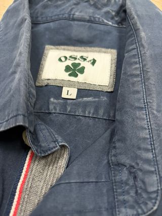 Camisa OSSA Vintage Azul Marino Talla L