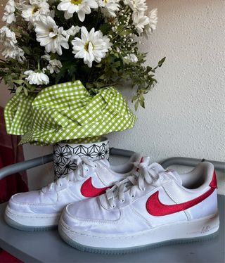 Nike Air Force 1 Satinadas Rojas Talla 39