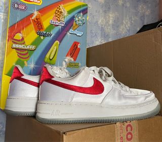 Nike Air Force 1 Satinadas Rojas Talla 39