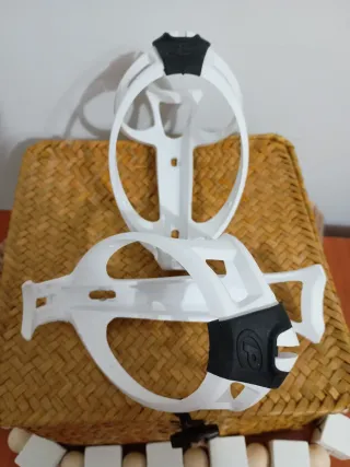 Porta bidón bicicleta blanco