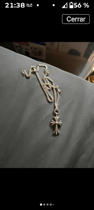 Colgante Cruz Plata