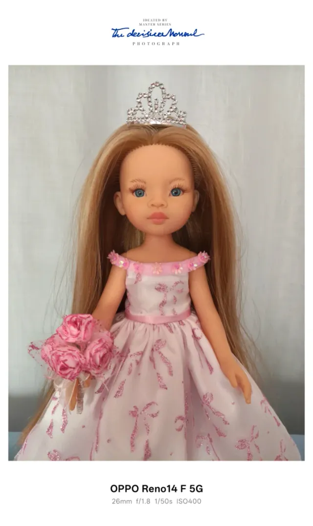 Vestido+ acc Nuevo Modelo para Paola Reina