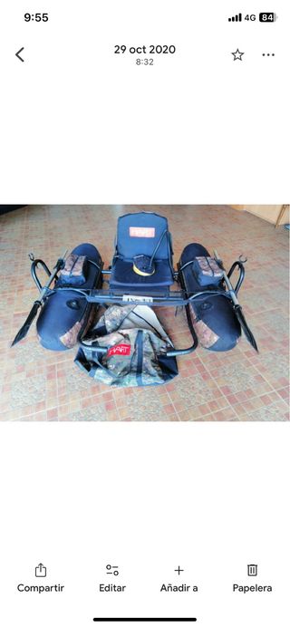 Pato de pesca catamarán HART+vadeador