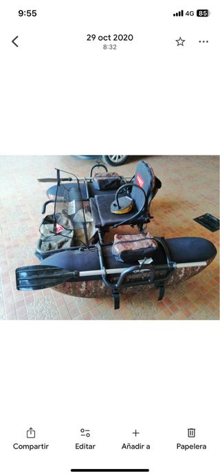 Pato de pesca catamarán HART+vadeador