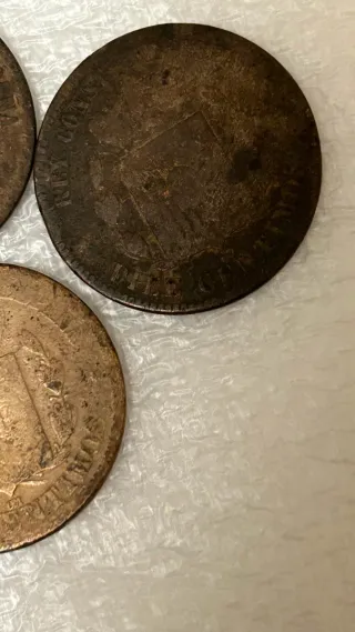 3 Monete Antiche Alfonso XII