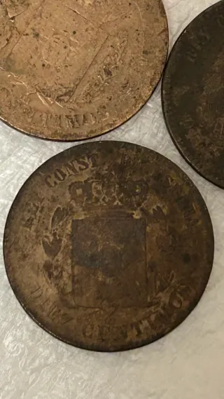 3 Monete Antiche Alfonso XII