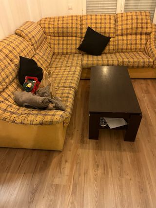 Sofá esquinero modular tela