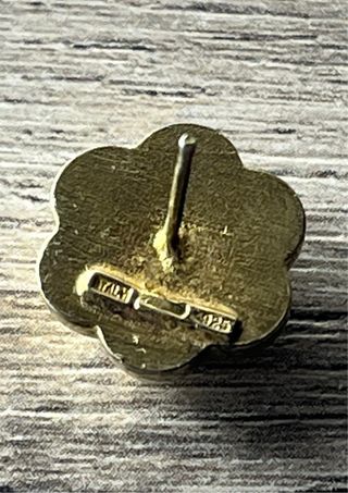 Spilla vintage fiore oro