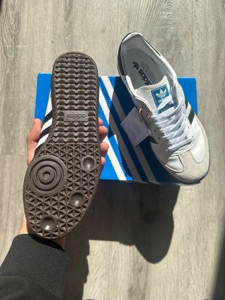 Zapatillas Adidas Samba Blancas y Negras